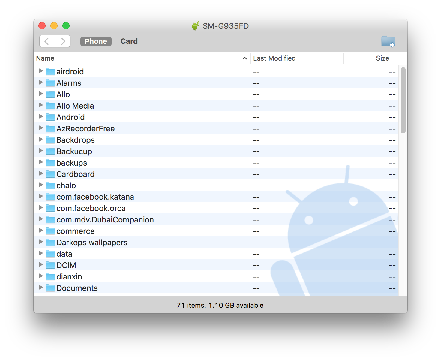 Android Transfer Download For Mac